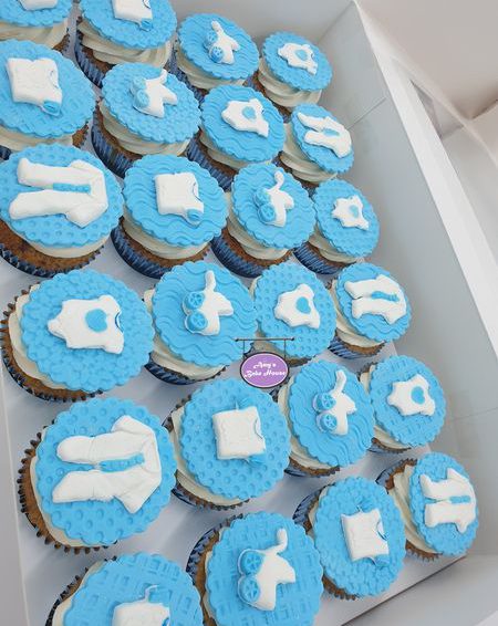 Baby Shower Chooclate Cupcakes