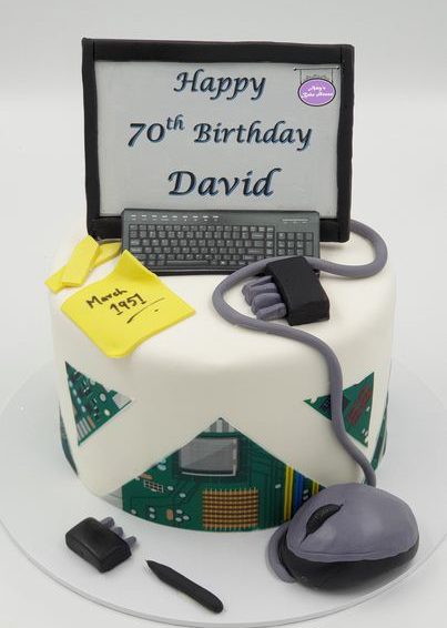 Computer Themed Cake