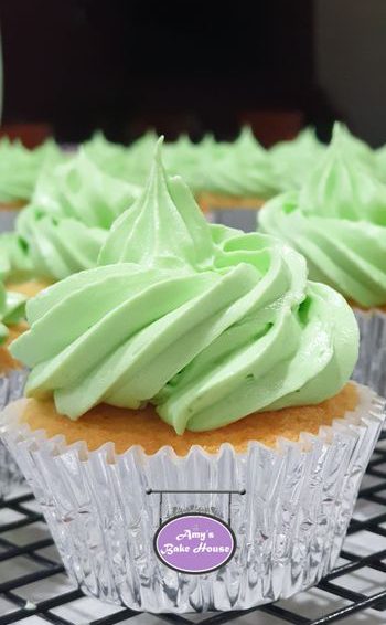 Jayden’s 1st Birthday Coloured Cupcakes.