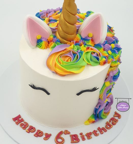 Unicorn Rainbow Cake