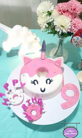 Unicorn Themed Cake