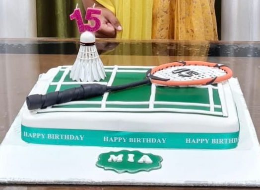 Badminton Birthday Cake